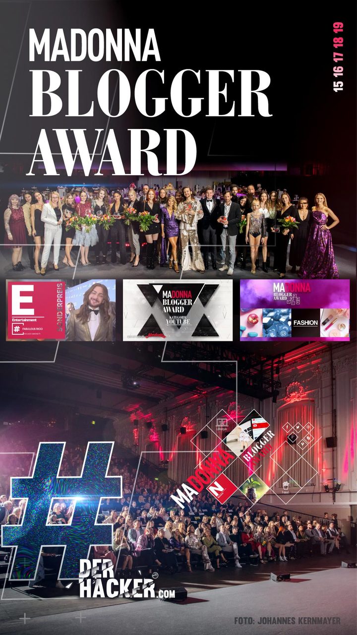 Madonna Blogger Award, Bühne